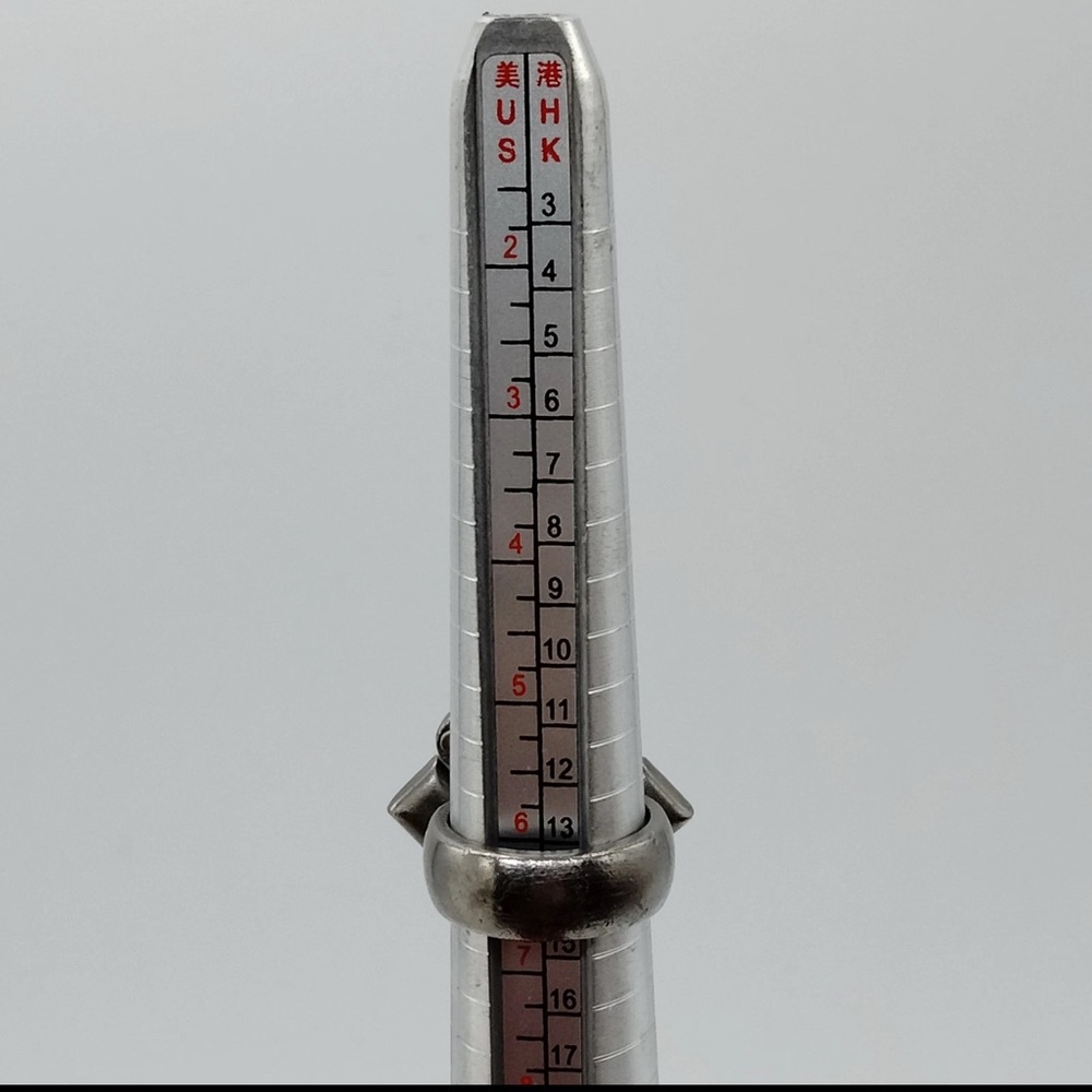 Authentic Chanel Red And Silver Statement Ring - image 6